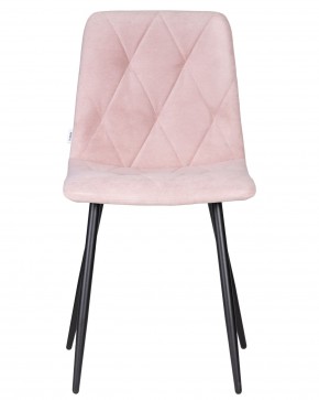 Стул обеденный DOBRIN CHILLY ROMBO, Розовый Simple 03, основание черное в Заречном - zarechnyy.ok-mebel.com | фото 6