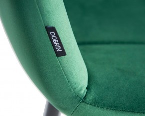Стул обеденный DOBRIN CHILLY, Темно-зеленый Holland 30, основание черное в Заречном - zarechnyy.ok-mebel.com | фото 10