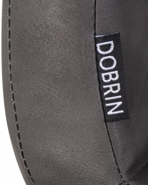 Стул обеденный DOBRIN MARK, черные ножки, серая антрацитовая винтажная экокожа (RU-08) в Заречном - zarechnyy.ok-mebel.com | фото 9
