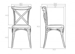 Стул обеденный DOBRIN ZILAN, цвет чёрный (B-03) в Заречном - zarechnyy.ok-mebel.com | фото 9