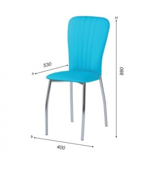Стул Сиена А1.14-03 (Стандарт) хром/кожзам (4 шт.) в Заречном - zarechnyy.ok-mebel.com | фото 2
