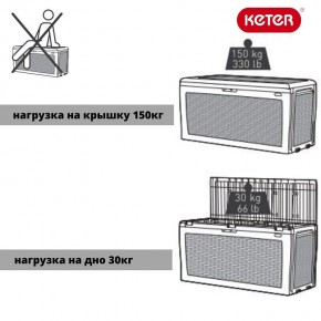 Сундук Samoa Rattan Box 270 L в Заречном - zarechnyy.ok-mebel.com | фото 5