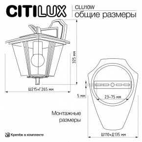 Светильник на штанге Citilux FORTS CLU10W в Заречном - zarechnyy.ok-mebel.com | фото 9