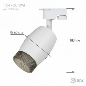 Светильник на штанге Эра  TR51 - GU10 WH в Заречном - zarechnyy.ok-mebel.com | фото 4