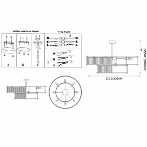 Светильник на штанге Imperiumloft RH Marais Round Chandelier 40,2668 в Заречном - zarechnyy.ok-mebel.com | фото 11