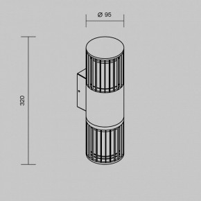 Светильник на штанге Maytoni Alura O492WL-02GF в Заречном - zarechnyy.ok-mebel.com | фото 5