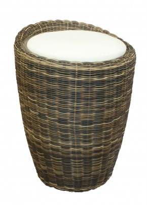 Табурет с местом для хранения LM-1100Rattan, кремовый в Заречном - zarechnyy.ok-mebel.com | фото
