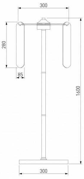Торшер Eurosvet Claire 01171/3 золото в Заречном - zarechnyy.ok-mebel.com | фото 3