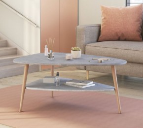 ТРИО Стол журнальный (бетон) в Заречном - zarechnyy.ok-mebel.com | фото