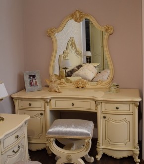 Туалетный стол + Зеркало Мона Лиза (крем) в Заречном - zarechnyy.ok-mebel.com | фото 6