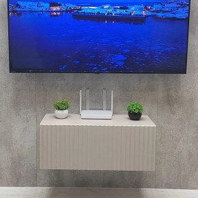 Тумба подвесная под ТВ LINES MTV1-MA 750 Бежевый (Леда-М 10.1.5) в Заречном - zarechnyy.ok-mebel.com | фото 5