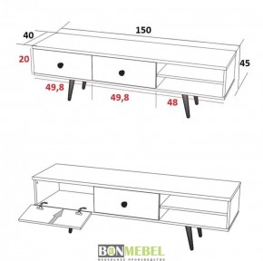 Тумба TV - 1 Art design в Заречном - zarechnyy.ok-mebel.com | фото 5