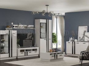МАГНОЛИЯ Тумба ТВ (Белый глянец/Белый) в Заречном - zarechnyy.ok-mebel.com | фото 3