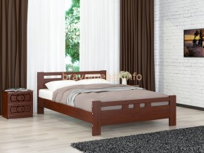 ВЕРОНИКА-2 Кровать из массива 1400  в Заречном - zarechnyy.ok-mebel.com | фото 2