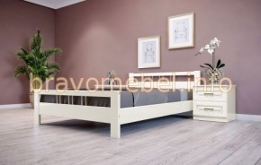 ВЕРОНИКА-3 Кровать из массива 1200 (Слоновая кость) в Заречном - zarechnyy.ok-mebel.com | фото