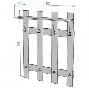 Вешалка V3 в Заречном - zarechnyy.ok-mebel.com | фото 2