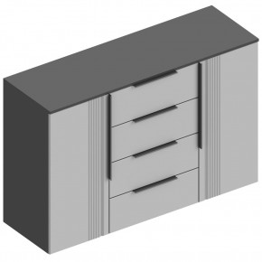 ВИТА Комод 2-ств c 4 ящиками в Заречном - zarechnyy.ok-mebel.com | фото