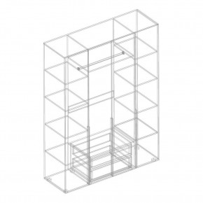 ВИТА Шкаф 4-ств для одежды в Заречном - zarechnyy.ok-mebel.com | фото 2