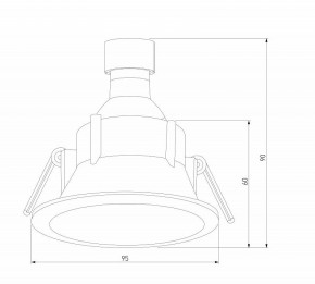 Встраиваемый светильник Elektrostandard Side 25059/01 в Заречном - zarechnyy.ok-mebel.com | фото 6