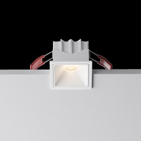 Встраиваемый светильник Maytoni Alfa LED DL043-01-10W3K-SQ-W-1 в Заречном - zarechnyy.ok-mebel.com | фото 5