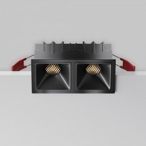 Встраиваемый светильник Maytoni Alfa LED DL043-02-10W3K-SQ-B-1 в Заречном - zarechnyy.ok-mebel.com | фото 2