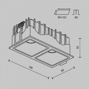 Встраиваемый светильник Maytoni Alfa LED DL043-02-10W3K-SQ-W-1 в Заречном - zarechnyy.ok-mebel.com | фото 10