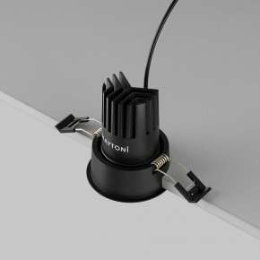 Встраиваемый светильник Maytoni Dip DL115-10W-2.7K-B в Заречном - zarechnyy.ok-mebel.com | фото 6