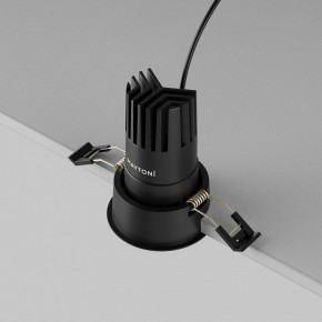 Встраиваемый светильник Maytoni Dip DL116-10W-2.7K-B в Заречном - zarechnyy.ok-mebel.com | фото 6