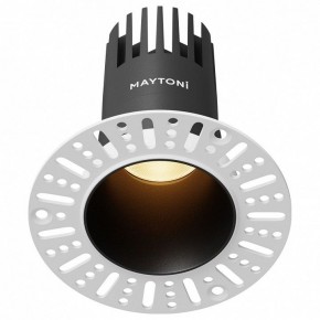 Встраиваемый светильник Maytoni Dip DL120-10W-2.7K-TRS-B в Заречном - zarechnyy.ok-mebel.com | фото