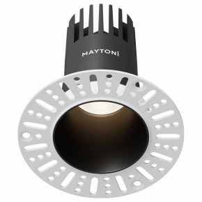 Встраиваемый светильник Maytoni Dip DL120-10W-4K-TRS-B в Заречном - zarechnyy.ok-mebel.com | фото