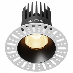 Встраиваемый светильник Maytoni Dip DL121-15W-2.7K-TRS-B в Заречном - zarechnyy.ok-mebel.com | фото
