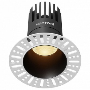 Встраиваемый светильник Maytoni Dip DL122-15W-2.7K-TRS-B в Заречном - zarechnyy.ok-mebel.com | фото