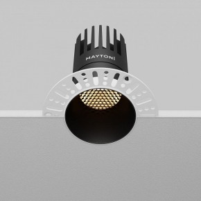 Встраиваемый светильник Maytoni Dip DL122-15W-2.7K-TRS-B в Заречном - zarechnyy.ok-mebel.com | фото 7