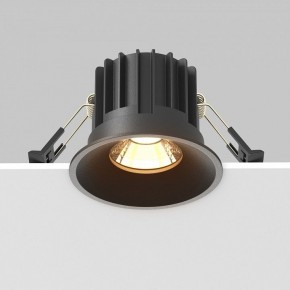 Встраиваемый светильник Maytoni Round DL058-12W2.7K-B в Заречном - zarechnyy.ok-mebel.com | фото 4