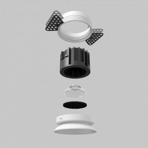 Встраиваемый светильник Maytoni Round DL058-12W2.7K-TRS-W в Заречном - zarechnyy.ok-mebel.com | фото 5