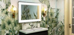 Зеркало Рим 832х612 с подсветкой Домино (GL7025Z) в Заречном - zarechnyy.ok-mebel.com | фото 7